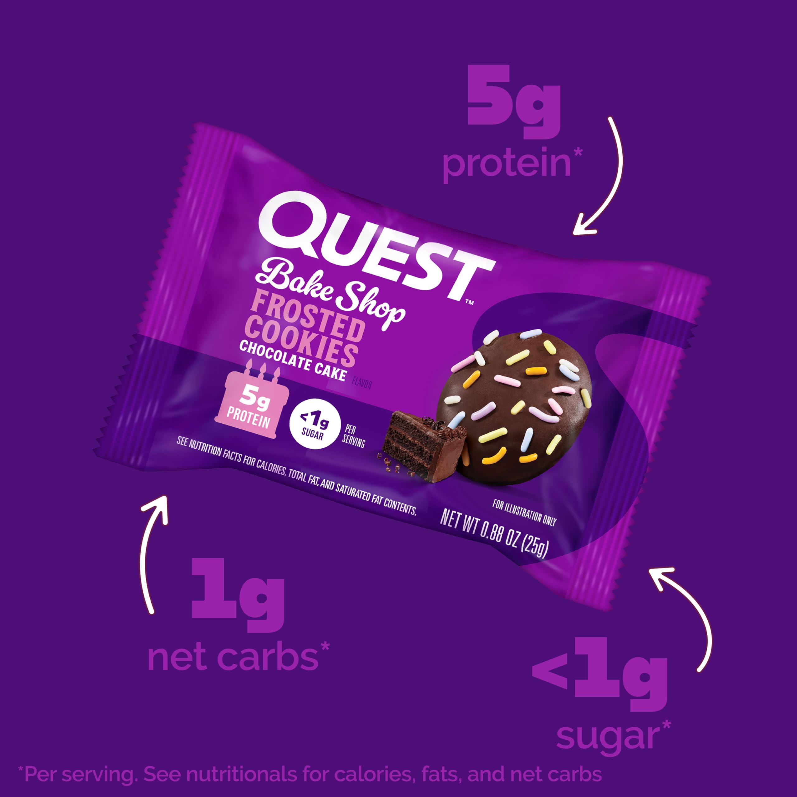 Quest Protein Frosted Cookies 25g