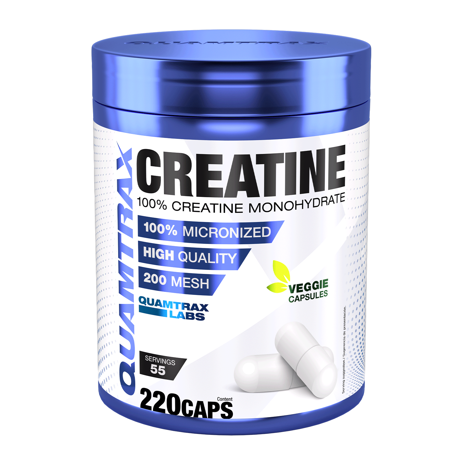 Creatine Monohydrate 220 Caps 55servs - Embody Nutrition